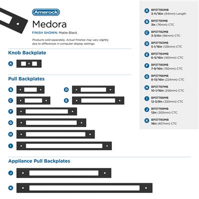 Medora Appliance Pull Backplate