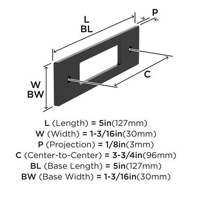 Medora Cabinet Pull Backplate