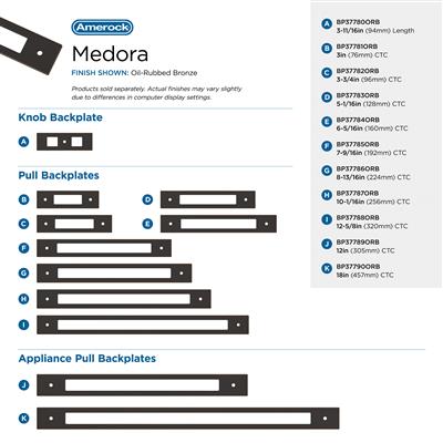 Medora Appliance Pull Backplate