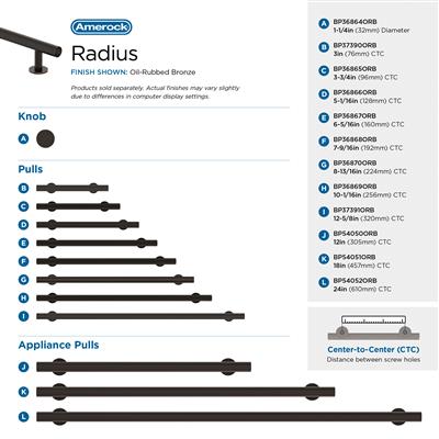 Radius Cabinet Knob
