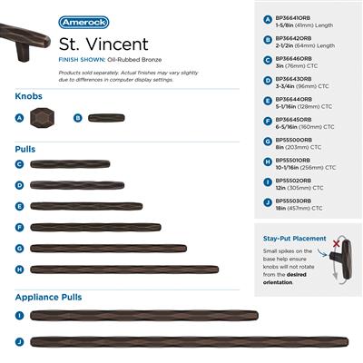 St. Vincent Cabinet Knob