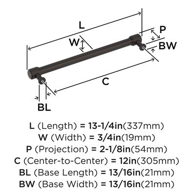 Faraday Appliance Pull | Amerock