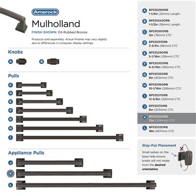 Mulholland Appliance Pull | Amerock