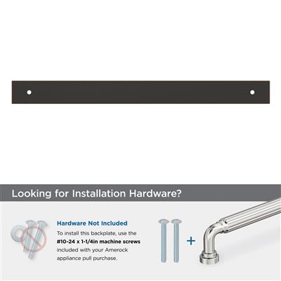Ladera Appliance Pull Backplate