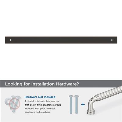 Ladera Appliance Pull Backplate