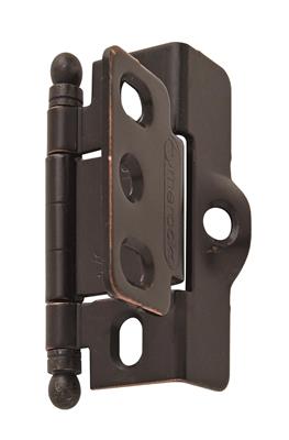 3/4 inch (19mm) Door Thickness Full Inset, Full Wrap, Ball Tip Hinge - 1 Pack