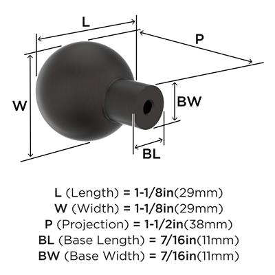 Coble Cabinet Knob