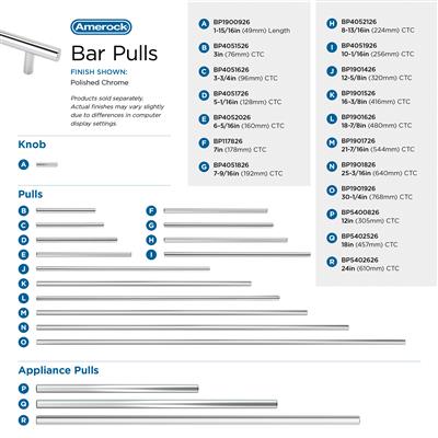 Bar Pulls Cabinet Knob
