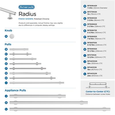 Radius Cabinet Knob