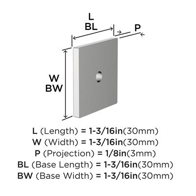 Ladera Cabinet Knob Backplate