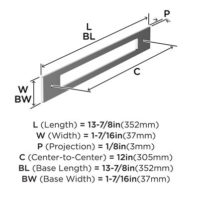 Medora Appliance Pull Backplate