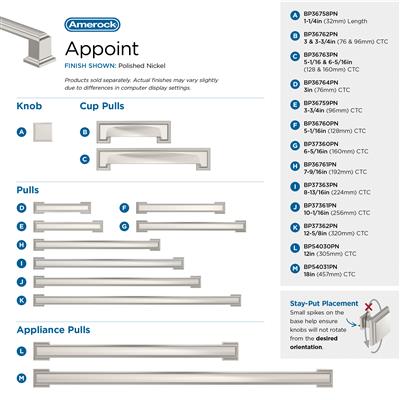 Appoint Cabinet Pull