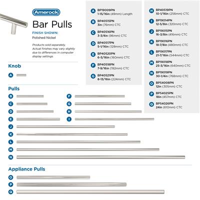 Bar Pulls Cabinet Knob