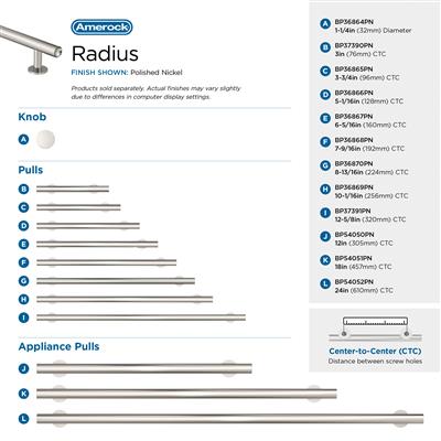Radius Cabinet Knob