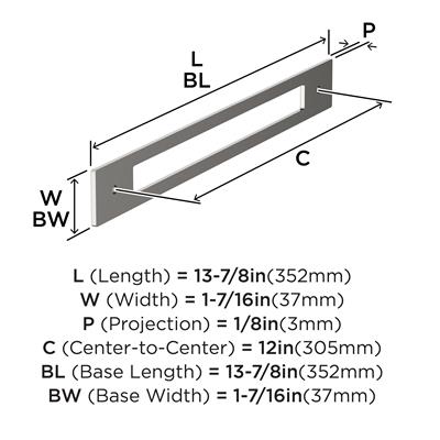 Medora Appliance Pull Backplate