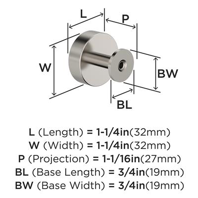 Radius Cabinet Knob