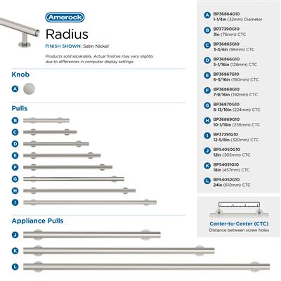 Radius Cabinet Knob