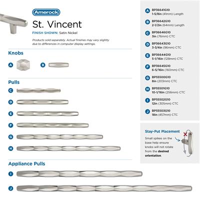 St. Vincent Cabinet Knob
