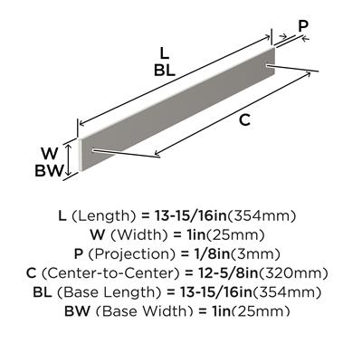 Ladera Cabinet Pull Backplate