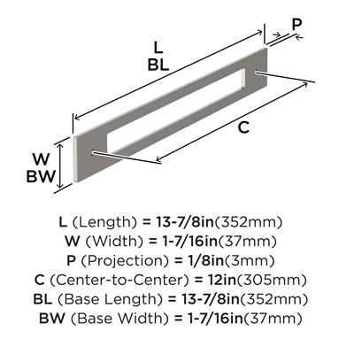 Medora Appliance Pull Backplate