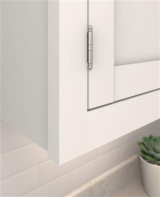 3/4 inch (19mm) Door Thickness Full Inset, Full Wrap, Ball Tip Hinge - 1 Pack