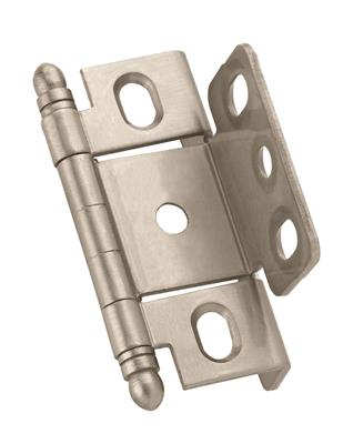 3/4 inch (19mm) Door Thickness Full Inset, Full Wrap, Ball Tip Hinge - 1 Pack