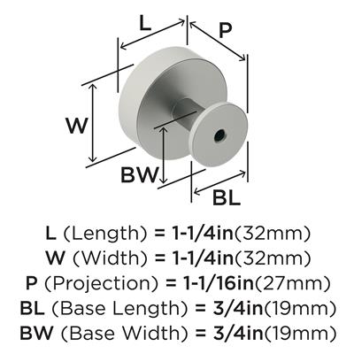 Radius Cabinet Knob