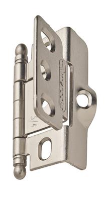 3/4 inch (19mm) Door Thickness Full Inset, Full Wrap, Ball Tip Hinge - 1 Pack