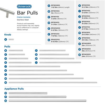 Bar Pulls Cabinet Knob