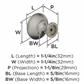 Edona Cabinet Knob