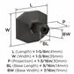 St. Vincent Rectangle Cabinet Knob