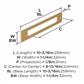 Medora Cabinet Pull Backplate