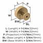 Radius Cabinet Knob