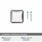 Glacio Premium Square Cabinet Knob