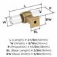 Glacio Premium Bar Cabinet Knob
