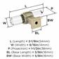 Glacio Premium Bar Cabinet Knob