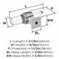 Glacio Premium Bar Cabinet Knob