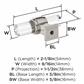 Glacio Premium Bar Cabinet Knob