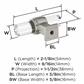 Glacio Premium Bar Cabinet Knob