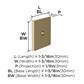 Ladera Cabinet Knob Backplate
