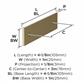 Ladera Cabinet Pull Backplate