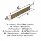 Ladera Cabinet Pull Backplate