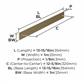 Ladera Cabinet Pull Backplate