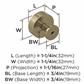 Radius Cabinet Knob