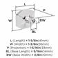 Carrione™ Rectangle Knob