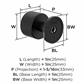 Balata Cabinet Knob