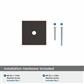 Ladera Cabinet Knob Backplate