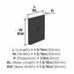 Ladera Cabinet Knob Backplate
