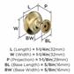 Edona Cabinet Knob