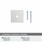 Ladera Cabinet Knob Backplate